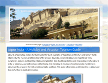 Tablet Screenshot of jaipur-travel-guide.com